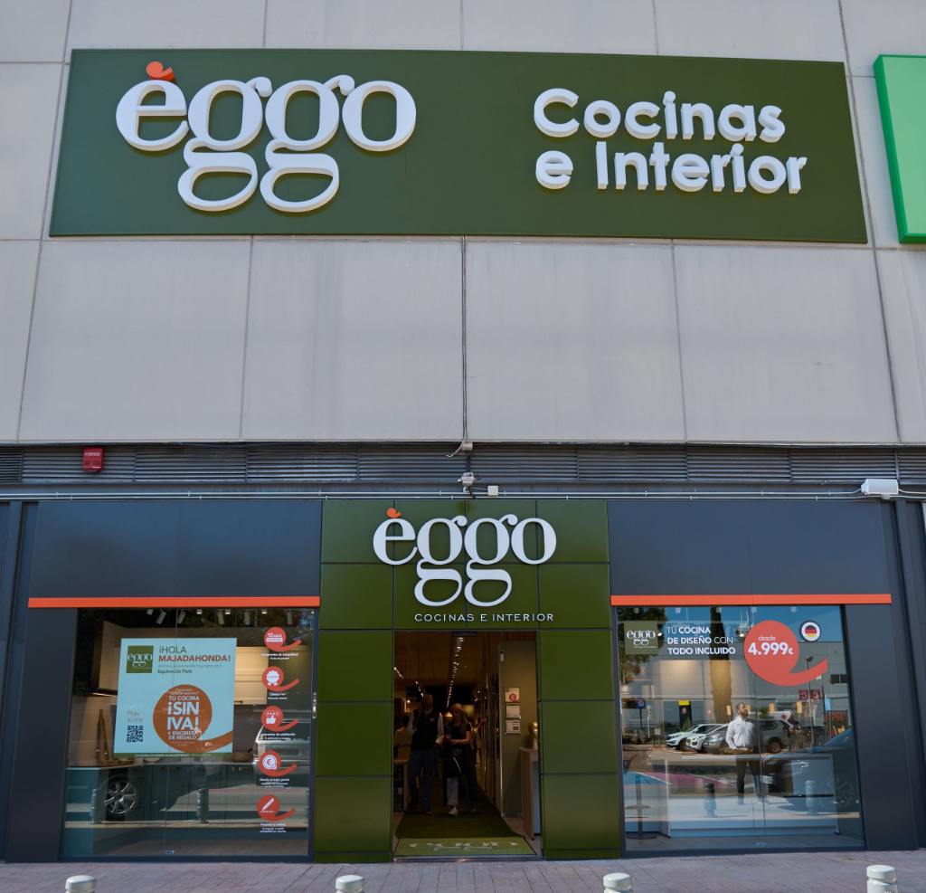 Entrada de la tienda Èggo de Majadahonda