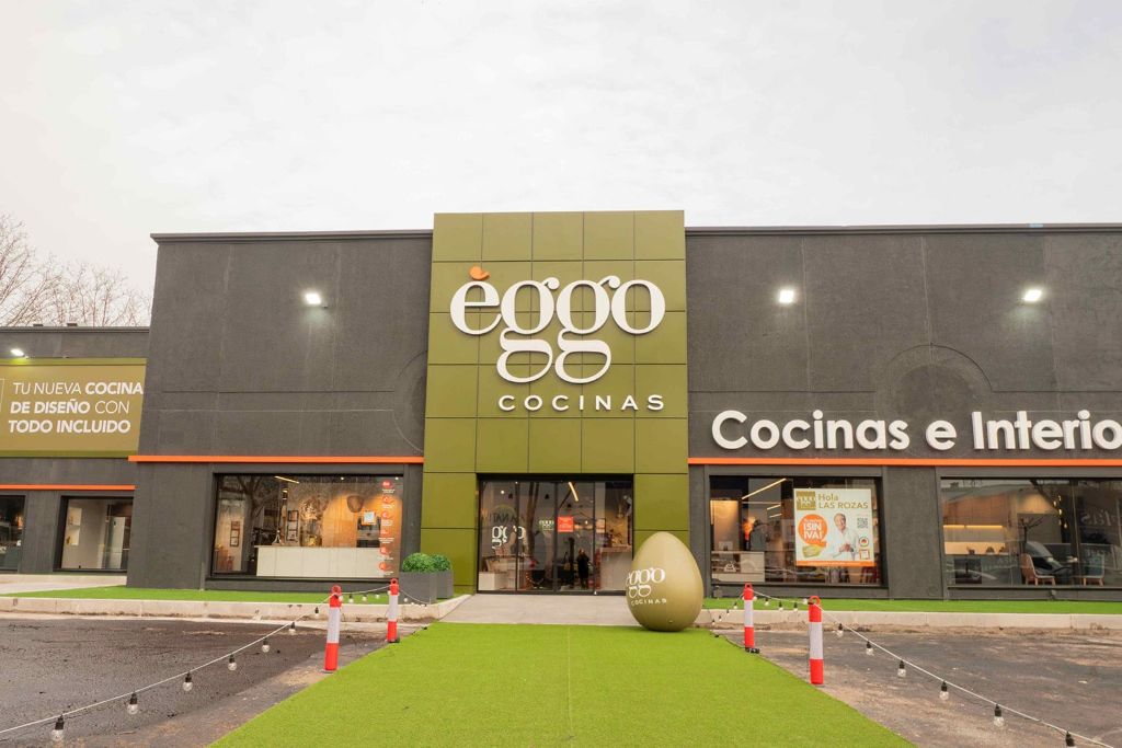 Fachada de la tienda Èggo de Las Rozas