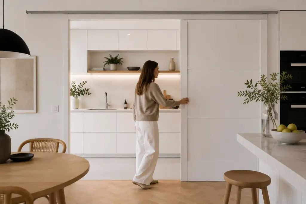 puertas corredizas de cocina