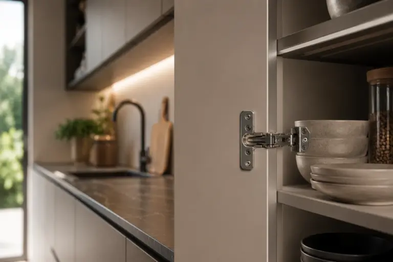 tipos de bisagra de muebles de cocina