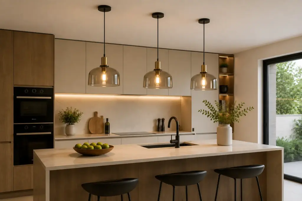 elegir lampara techo cocina